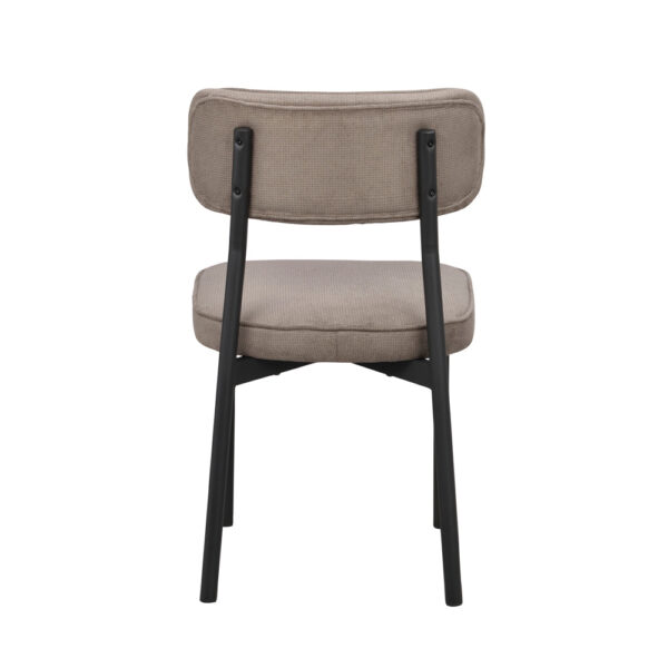 Rowico Paisley-tuoli, ruskea kangasverhoilu