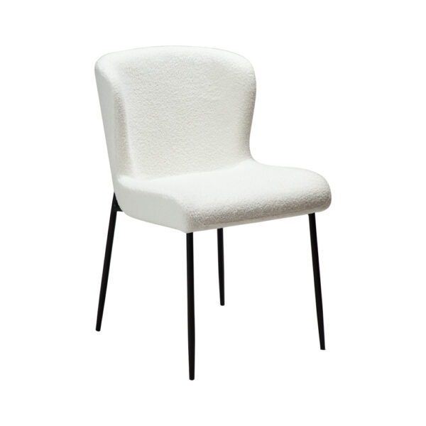 Dan-Form Glam-tuoli, valkoinen buklee