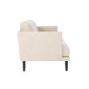 Shapes Leaf-sohva, vaalea beige Velvety-kangasverhoilu