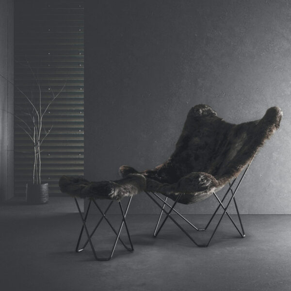 Cuero Design Mariposa-tuoli, musta